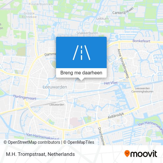 M.H. Trompstraat kaart