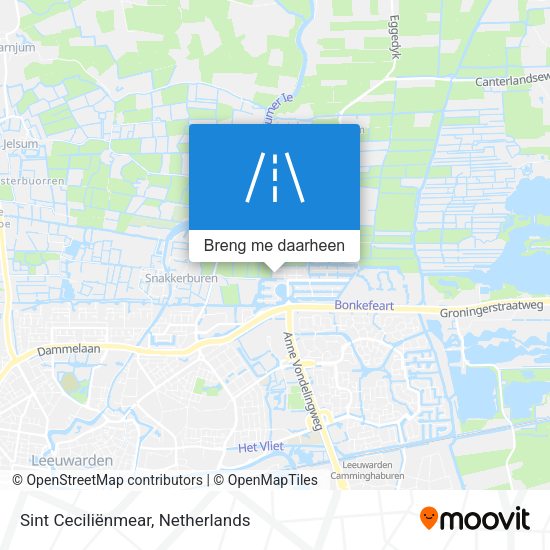 Sint Ceciliënmear kaart