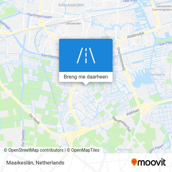 Maaikeslân kaart