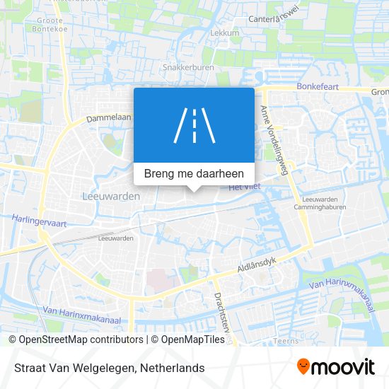 Straat Van Welgelegen kaart