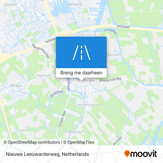 Nieuwe Leeuwarderweg kaart