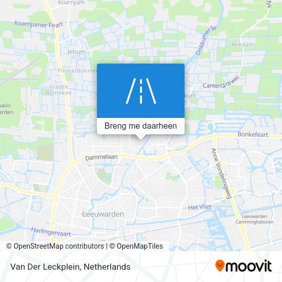 Van Der Leckplein kaart