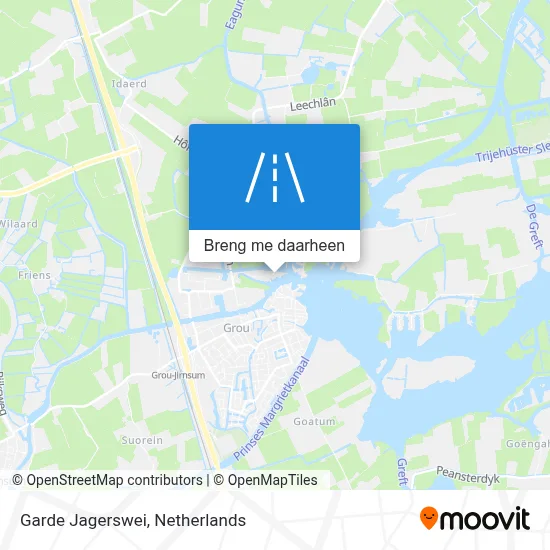 Garde Jagerswei kaart