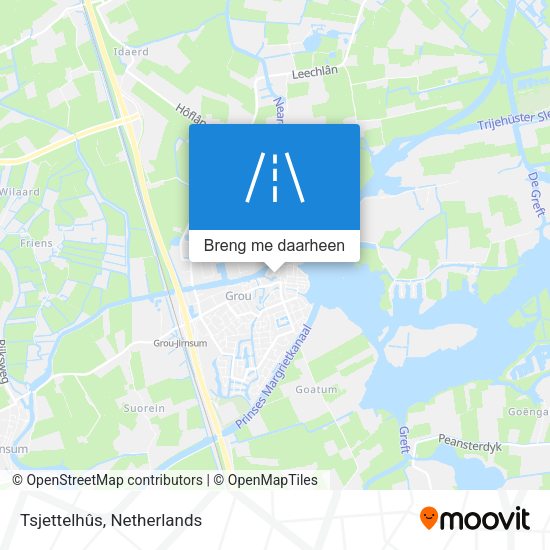 Tsjettelhûs kaart