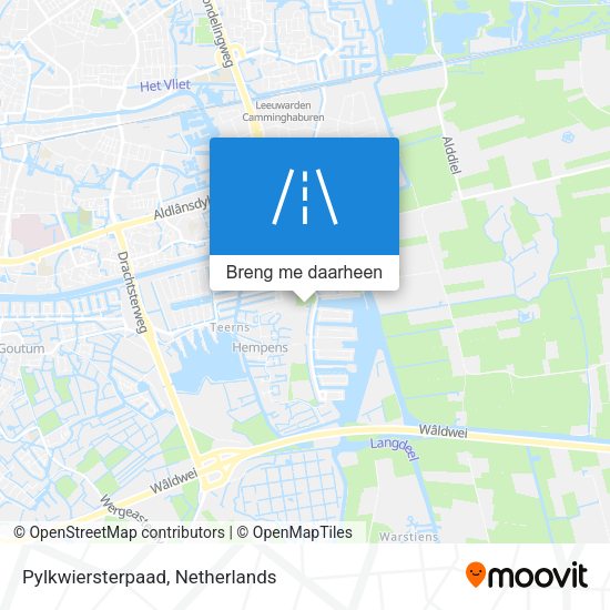 Pylkwiersterpaad kaart