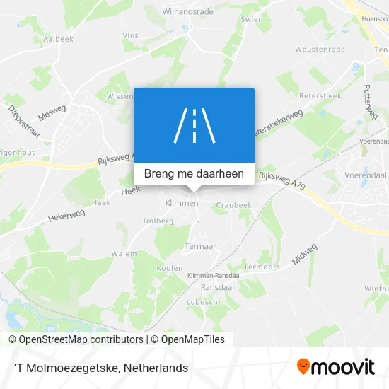 'T Molmoezegetske kaart