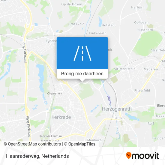 Haanraderweg kaart