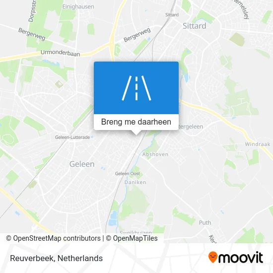 Reuverbeek kaart