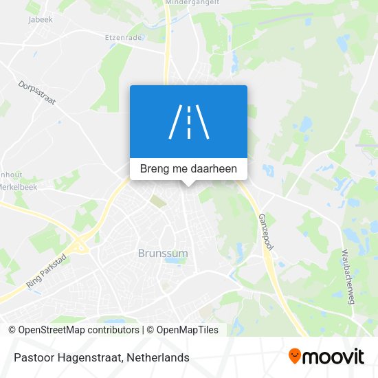 Pastoor Hagenstraat kaart