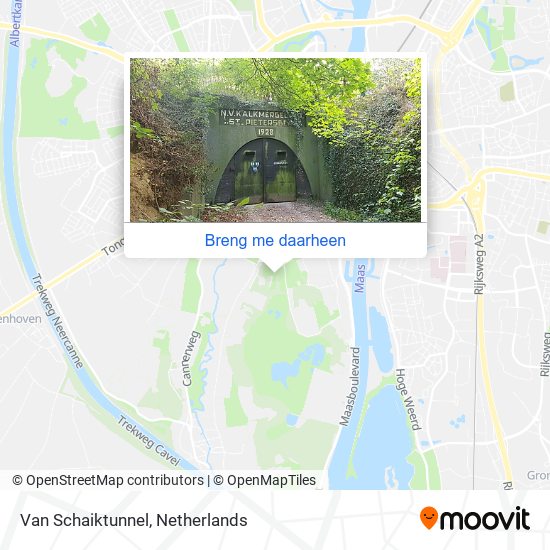 Van Schaiktunnel kaart