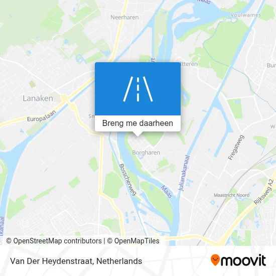 Van Der Heydenstraat kaart