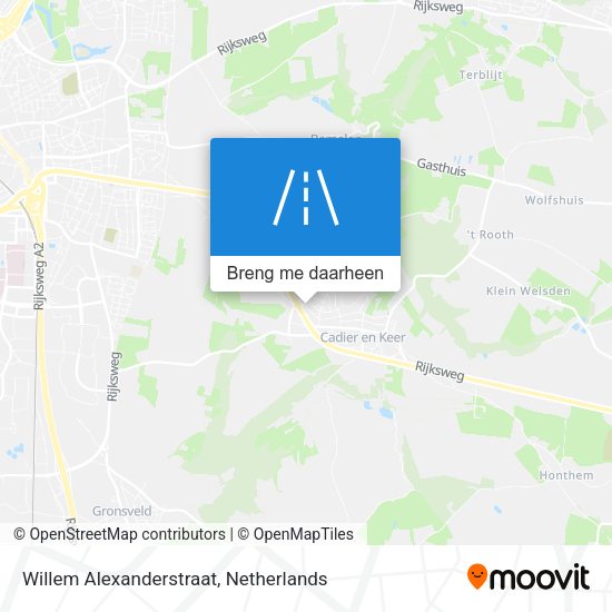 Willem Alexanderstraat kaart