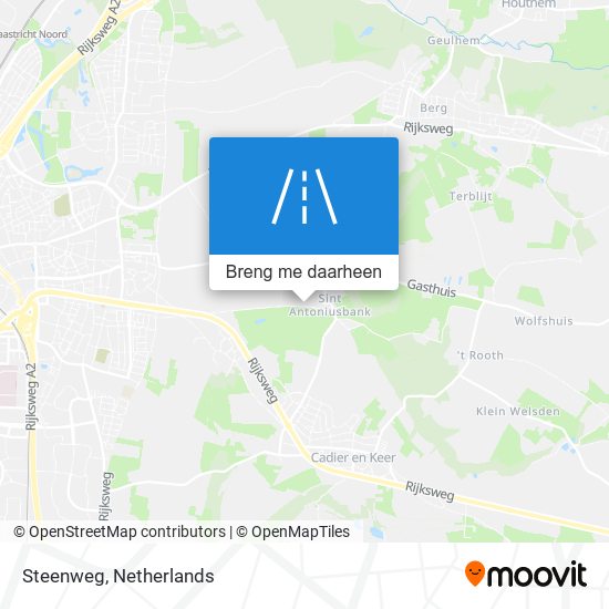 Steenweg kaart