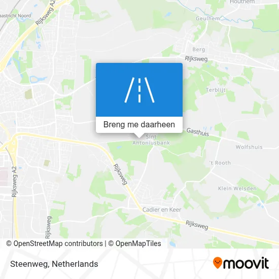 Steenweg kaart