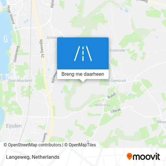 Langeweg kaart
