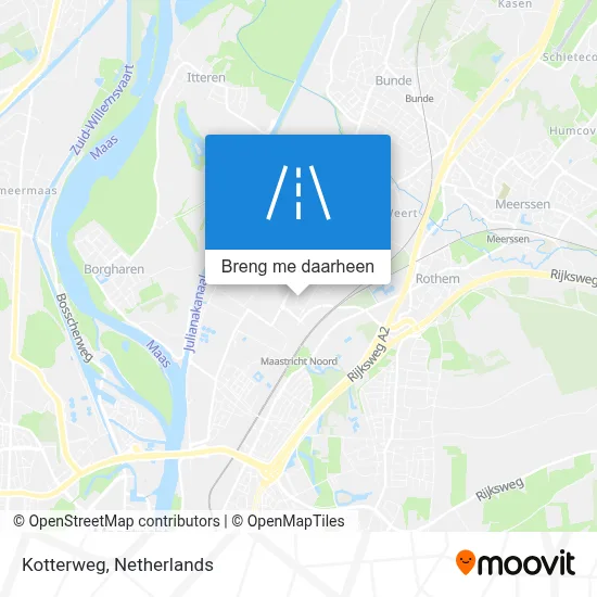 Kotterweg kaart
