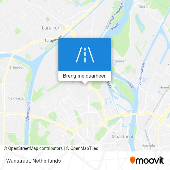 Wanstraat kaart