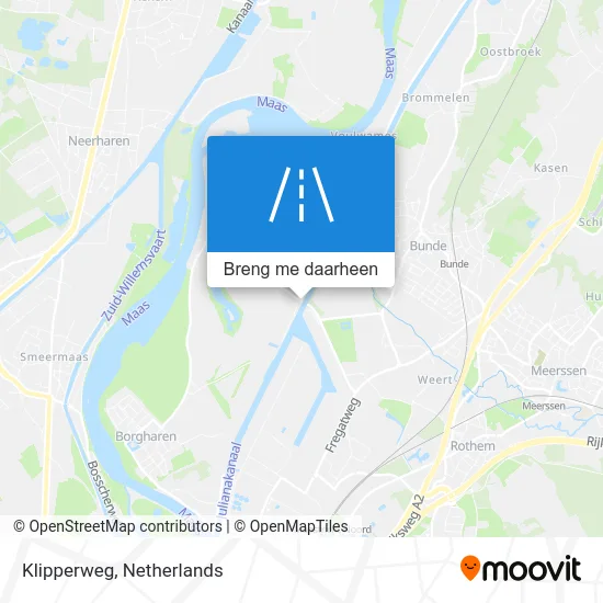 Klipperweg kaart