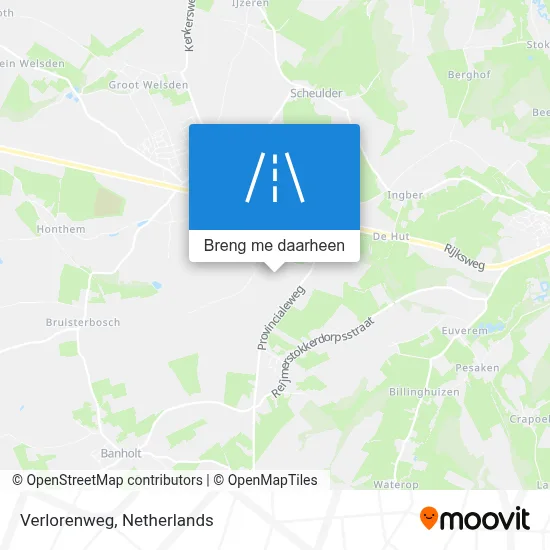 Verlorenweg kaart