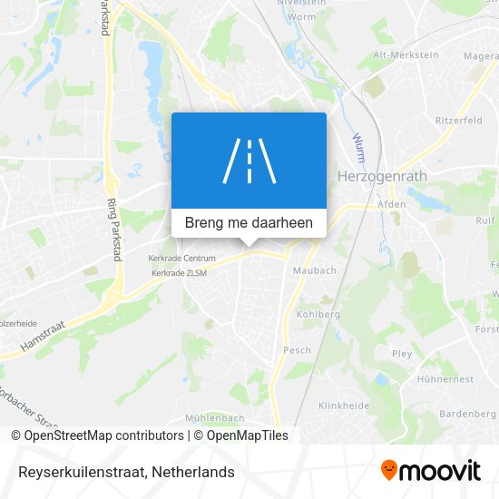 Reyserkuilenstraat kaart