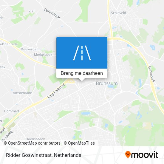 Ridder Goswinstraat kaart