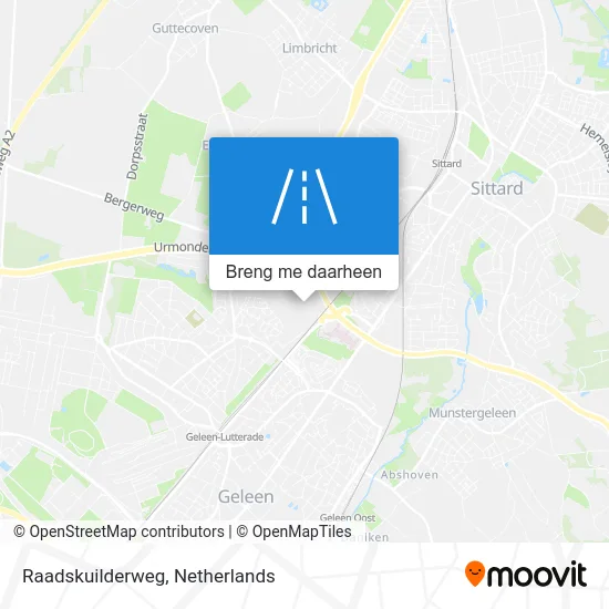 Raadskuilderweg kaart
