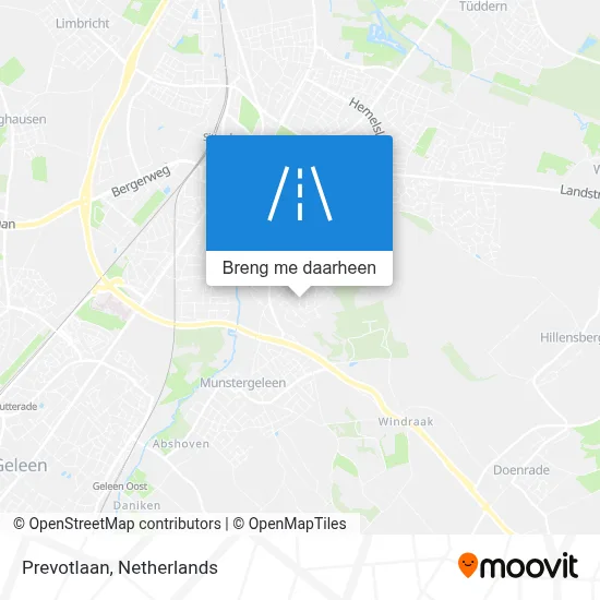Prevotlaan kaart