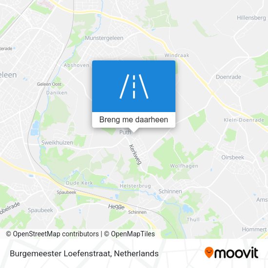 Burgemeester Loefenstraat kaart