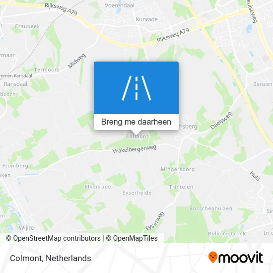 Colmont kaart