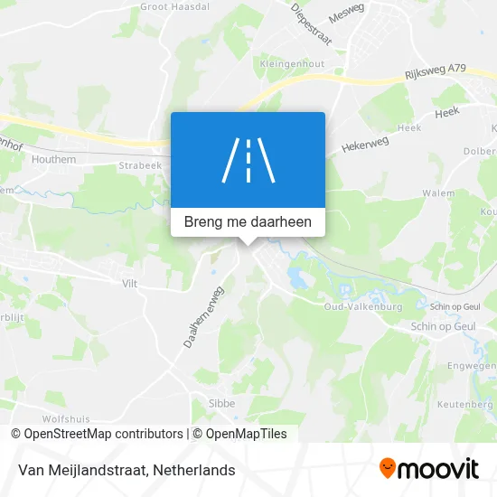 Van Meijlandstraat kaart