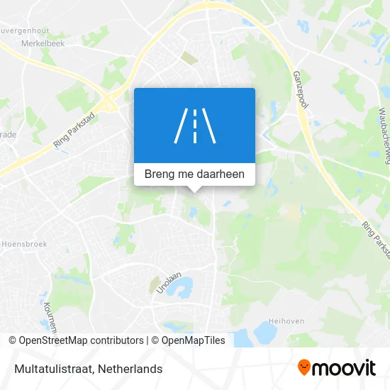 Multatulistraat kaart