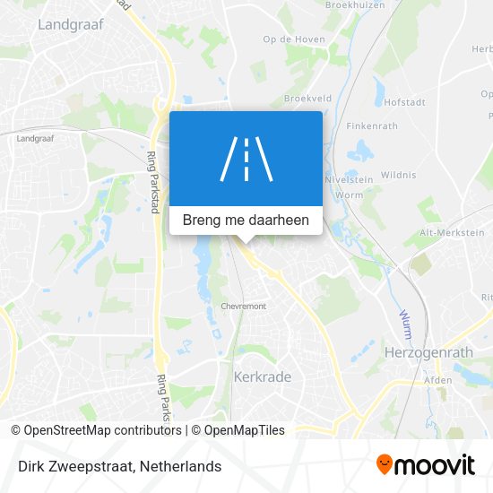 Dirk Zweepstraat kaart