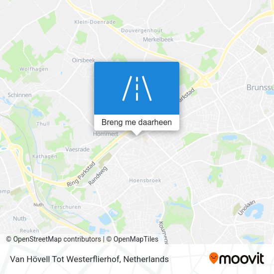 Van Hövell Tot Westerflierhof kaart