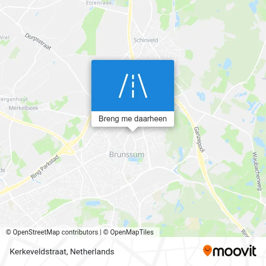 Kerkeveldstraat kaart