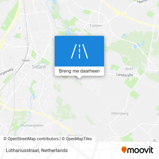 Lothariusstraat kaart