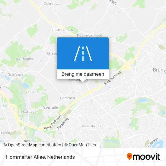 Hommerter Allee kaart