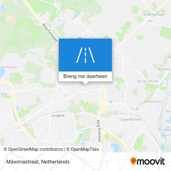 Máximastraat kaart