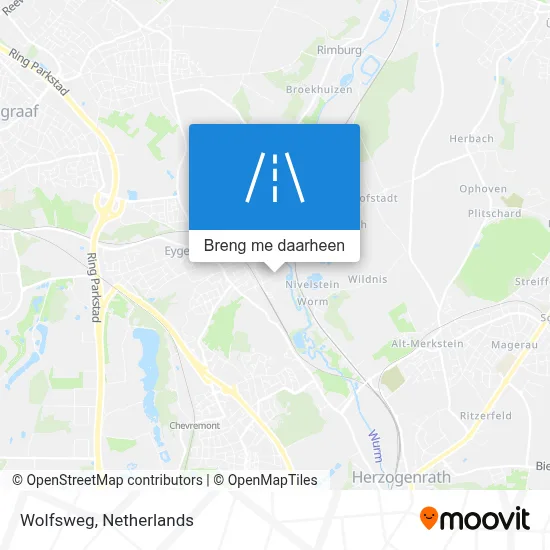 Wolfsweg kaart