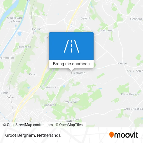 Groot Berghem kaart