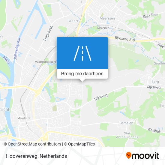 Hooverenweg kaart