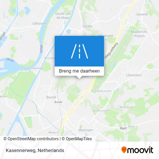 Kasennerweg kaart