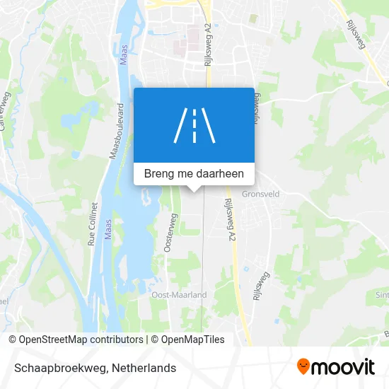 Schaapbroekweg kaart