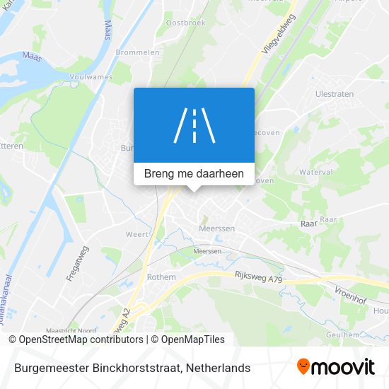Burgemeester Binckhorststraat kaart