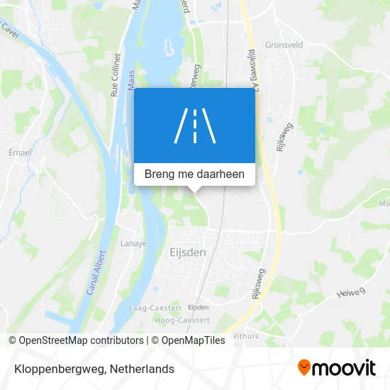 Kloppenbergweg kaart