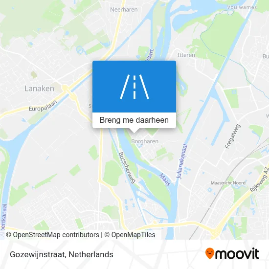 Gozewijnstraat kaart