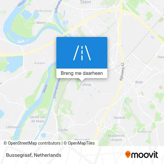 Bussegraaf kaart