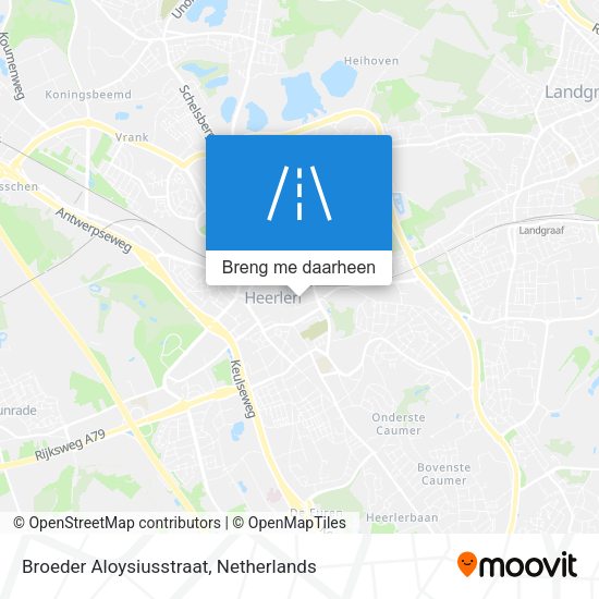 Broeder Aloysiusstraat kaart