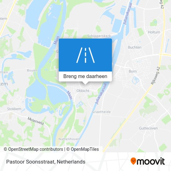Pastoor Soonsstraat kaart