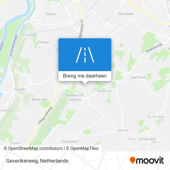 Geverikerweg kaart