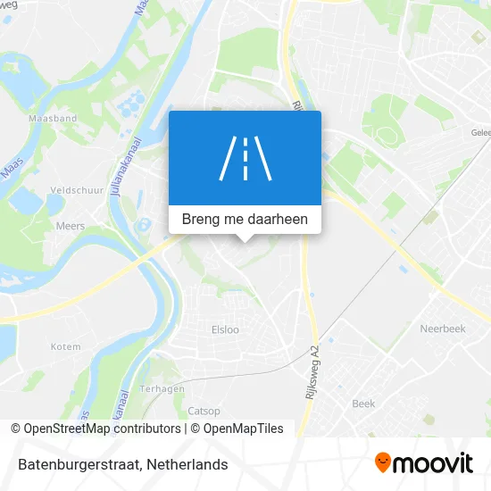 Batenburgerstraat kaart